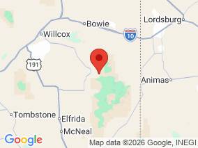 Map of Site Report: Pinery Canyon Rd. (grasslands section only), United States of America